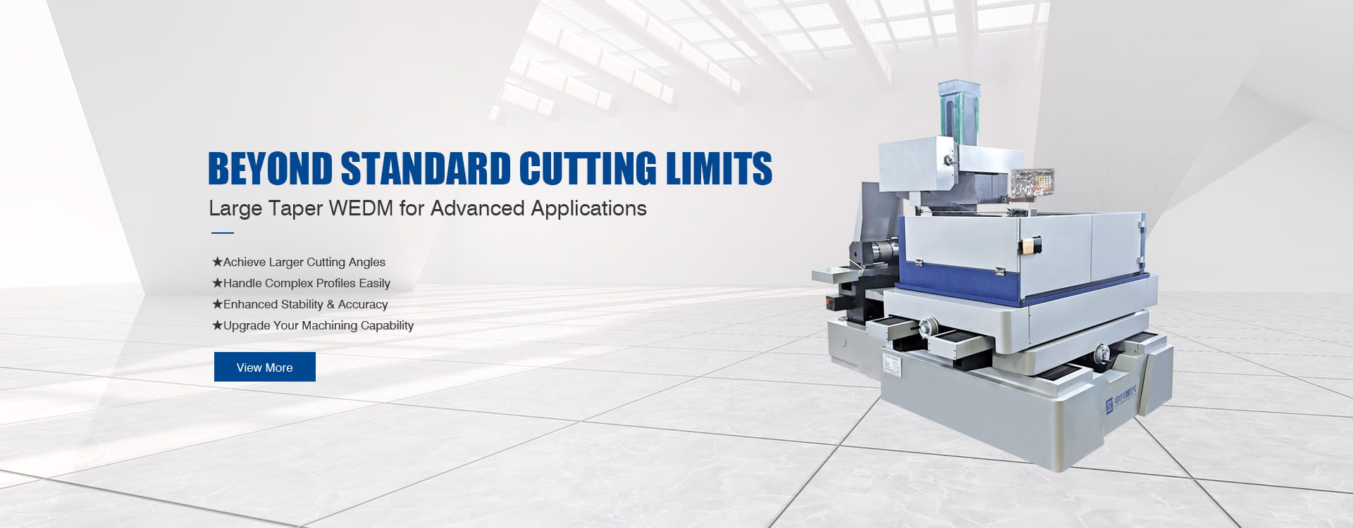 Large Cutting Taper WEDM